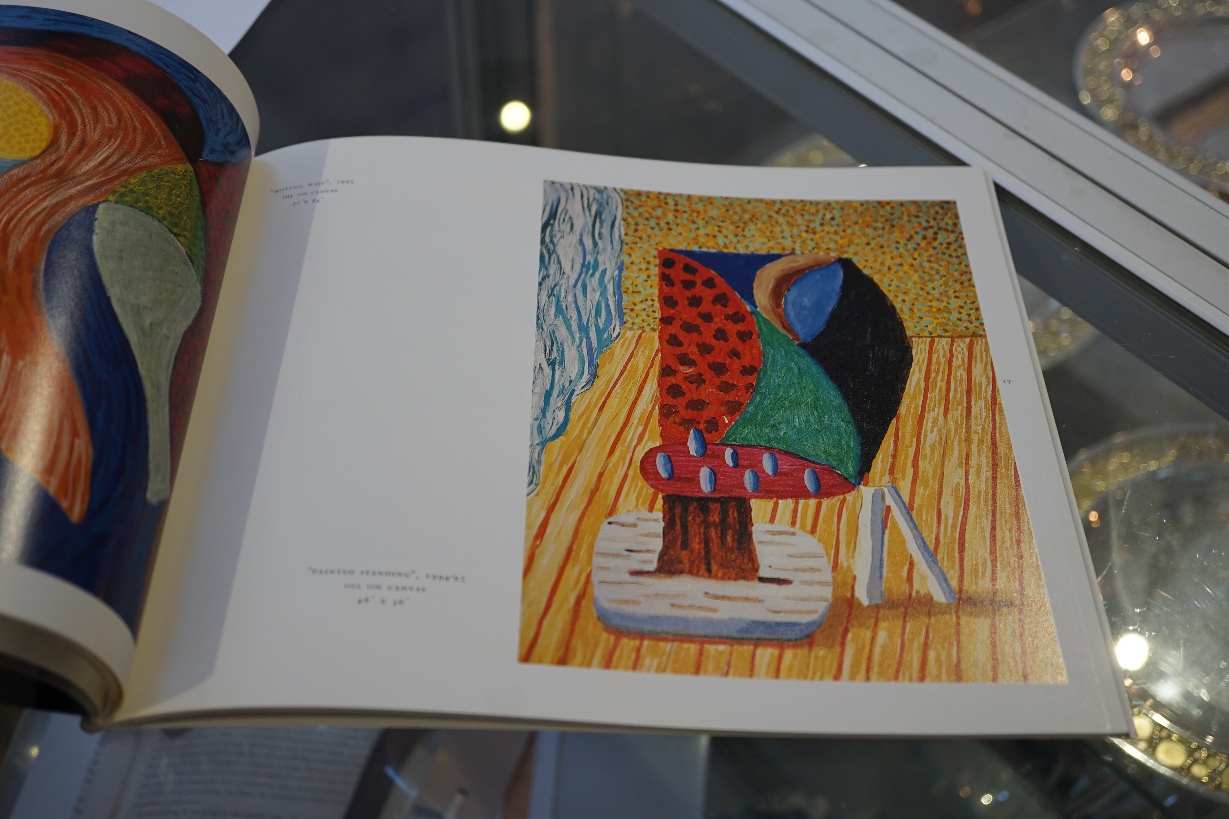 David Hockney (English, b.1937), 'Some very large new paintings with 25 dogs upstairs', Exhibition catalogue for L.A. Louver May 1995, overall 21.5 x 25.5cm